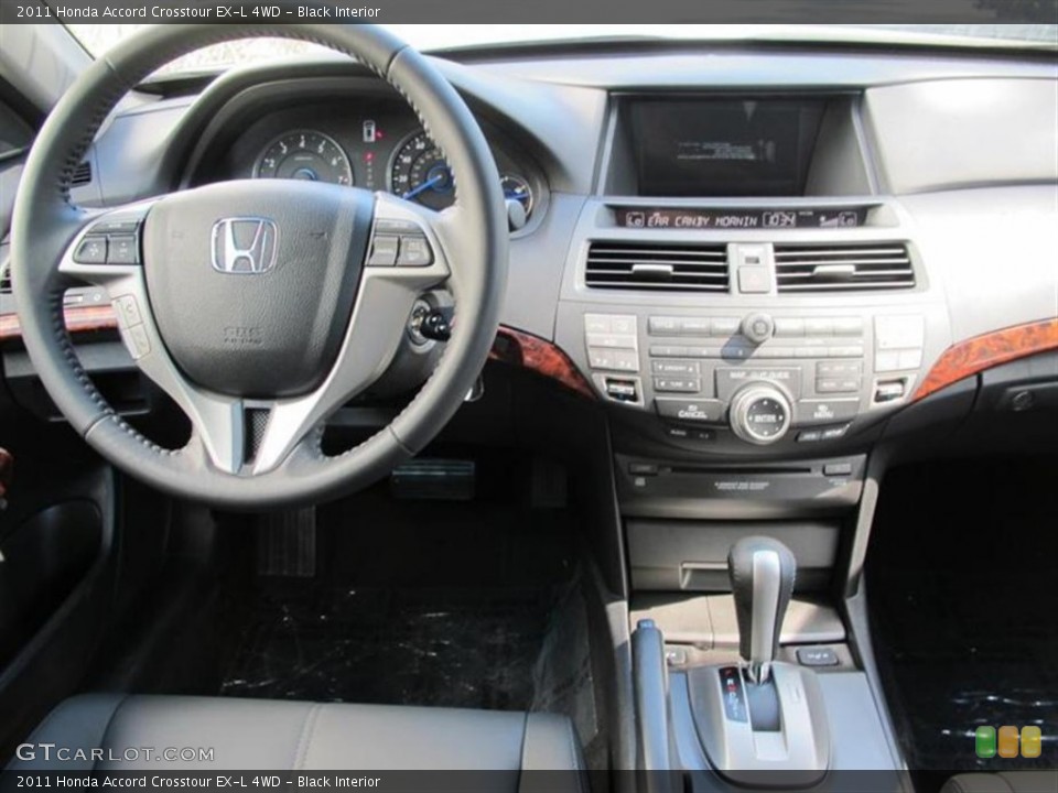 Black Interior Dashboard for the 2011 Honda Accord Crosstour EX-L 4WD #50896258