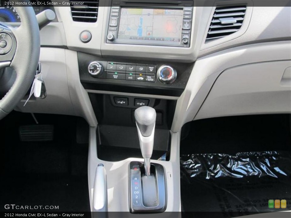 Gray Interior Controls for the 2012 Honda Civic EX-L Sedan #50896447