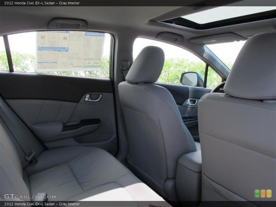 Gray Interior Photo for the 2012 Honda Civic EX-L Sedan #50896477