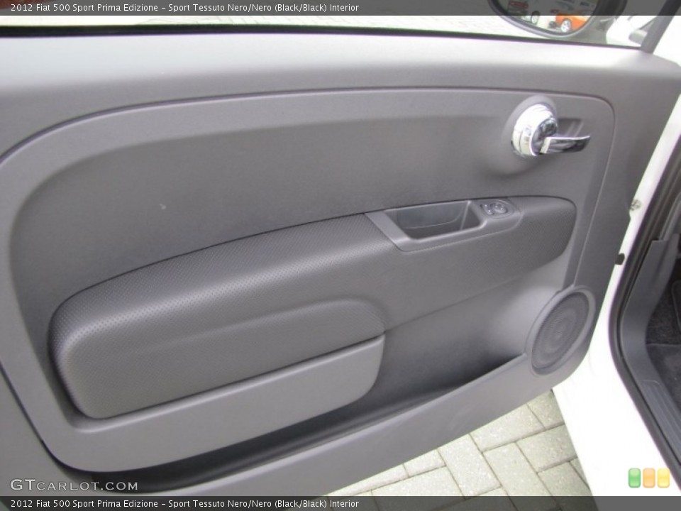 Sport Tessuto Nero/Nero (Black/Black) Interior Door Panel for the 2012 Fiat 500 Sport Prima Edizione #50897254