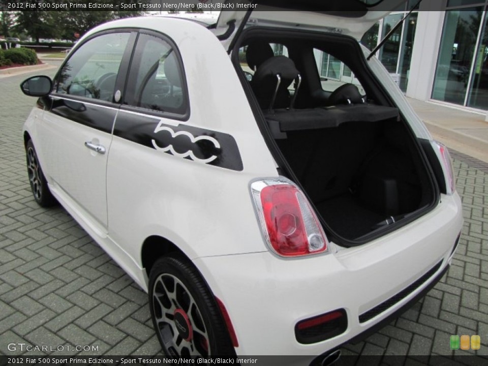 Sport Tessuto Nero/Nero (Black/Black) Interior Trunk for the 2012 Fiat 500 Sport Prima Edizione #50897284