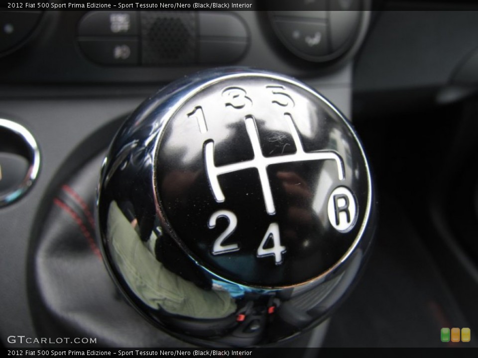 Sport Tessuto Nero/Nero (Black/Black) Interior Transmission for the 2012 Fiat 500 Sport Prima Edizione #50897419