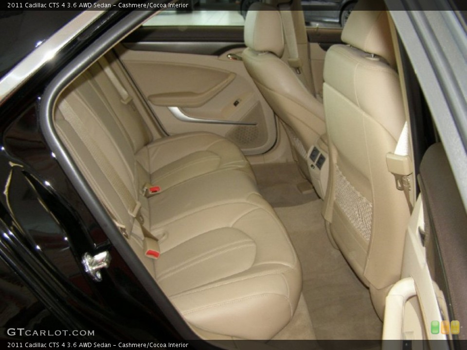 Cashmere/Cocoa Interior Photo for the 2011 Cadillac CTS 4 3.6 AWD Sedan #50897701