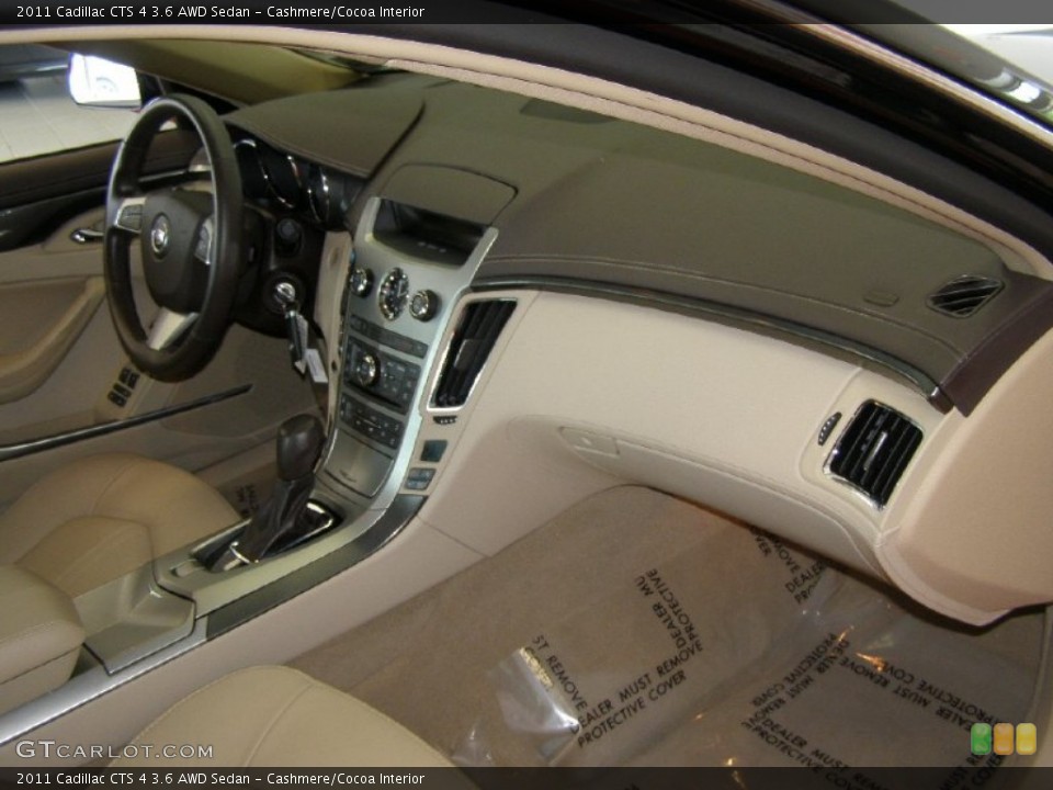 Cashmere/Cocoa Interior Dashboard for the 2011 Cadillac CTS 4 3.6 AWD Sedan #50897731