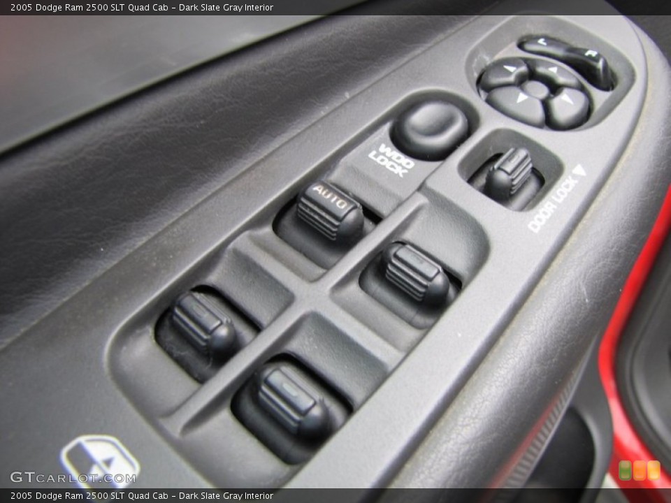 Dark Slate Gray Interior Controls for the 2005 Dodge Ram 2500 SLT Quad Cab #50899975