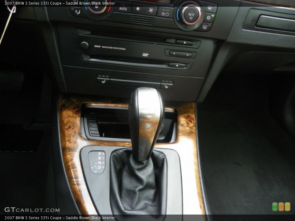 Saddle Brown/Black Interior Transmission for the 2007 BMW 3 Series 335i Coupe #50902312