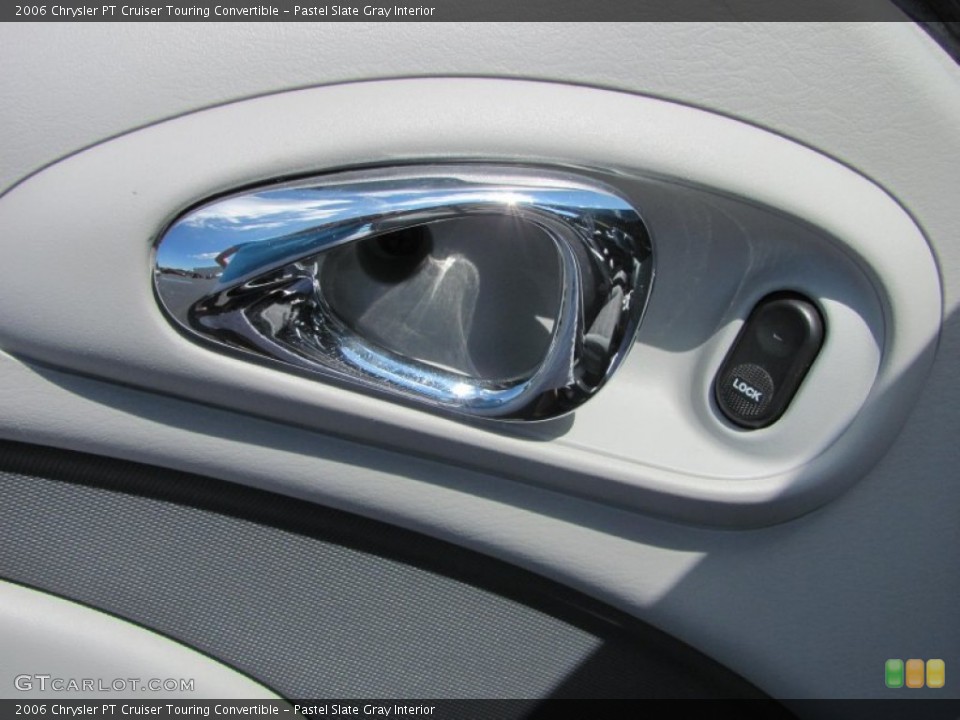 Pastel Slate Gray Interior Controls for the 2006 Chrysler PT Cruiser Touring Convertible #50905030
