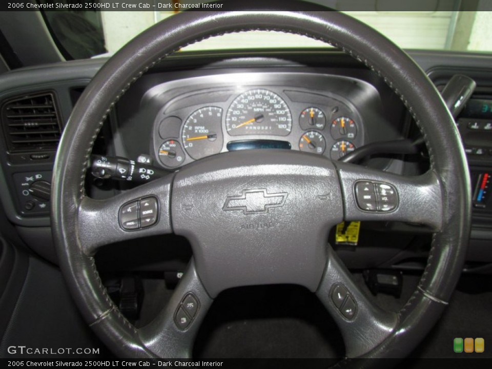 Dark Charcoal Interior Steering Wheel for the 2006 Chevrolet Silverado 2500HD LT Crew Cab #50906593