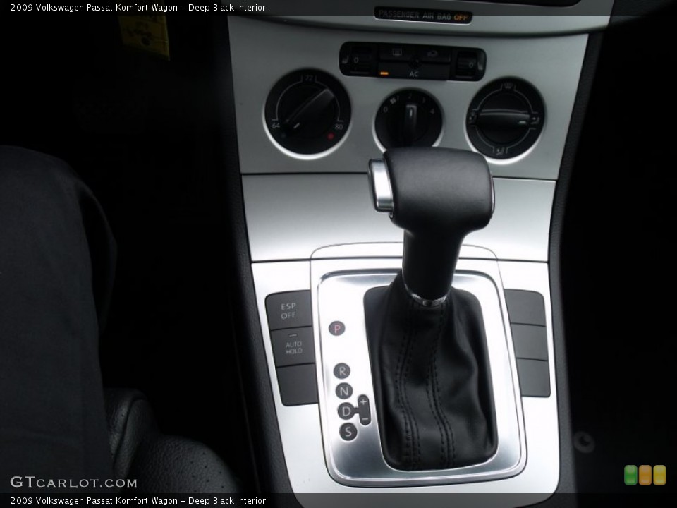 Deep Black Interior Transmission for the 2009 Volkswagen Passat Komfort Wagon #50909278