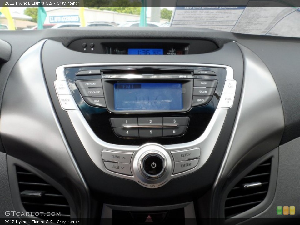 Gray Interior Controls for the 2012 Hyundai Elantra GLS #50910154