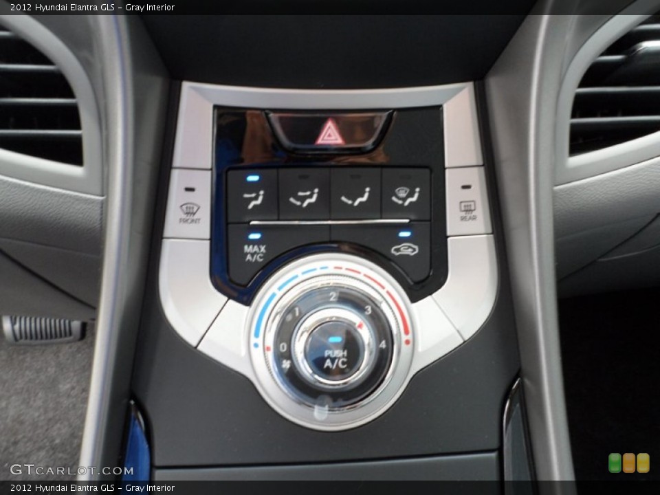 Gray Interior Controls for the 2012 Hyundai Elantra GLS #50910160