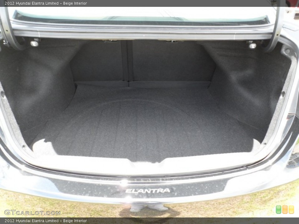 Beige Interior Trunk for the 2012 Hyundai Elantra Limited #50910355
