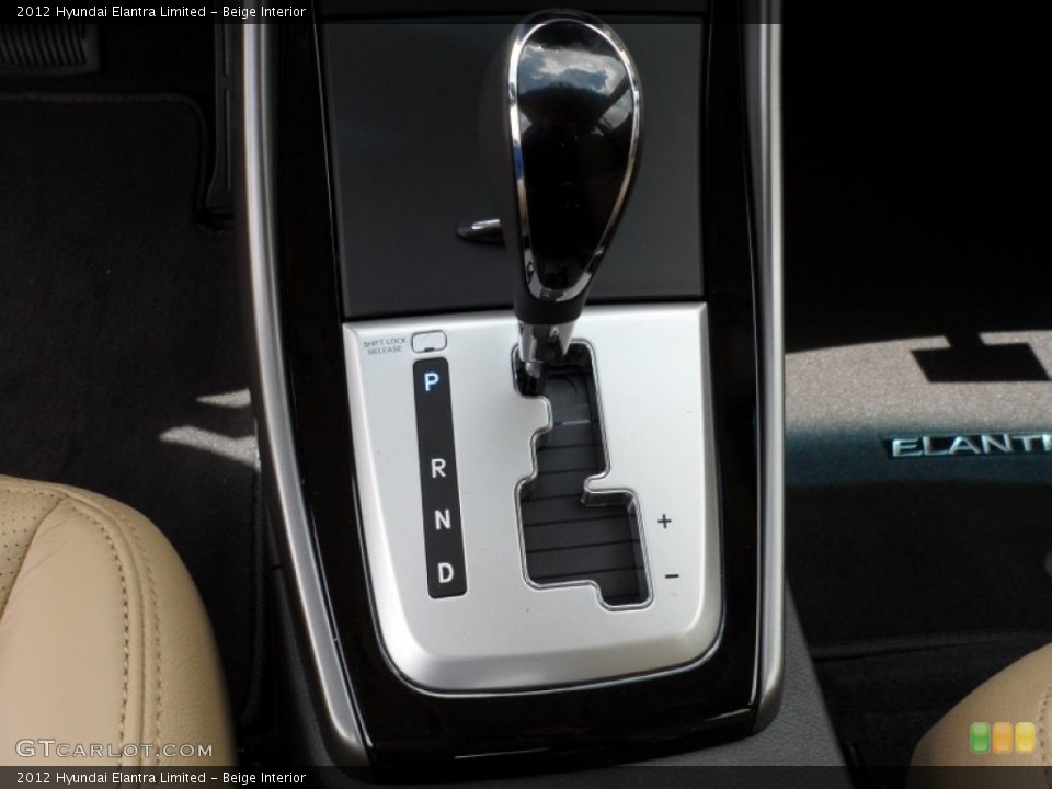 Beige Interior Transmission for the 2012 Hyundai Elantra Limited #50910481