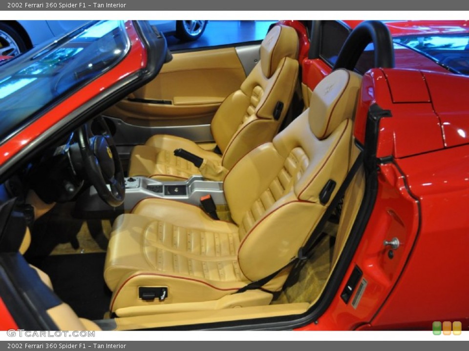 Tan Interior Photo for the 2002 Ferrari 360 Spider F1 #50910574