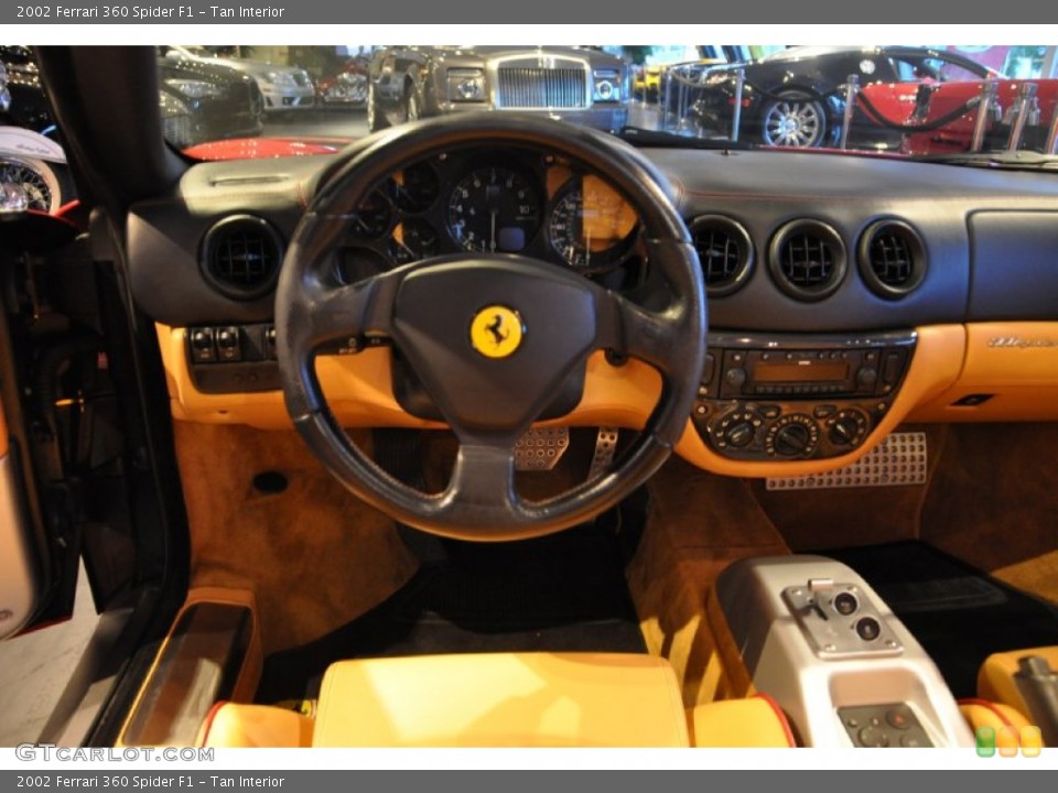 Tan Interior Dashboard for the 2002 Ferrari 360 Spider F1 #50910604