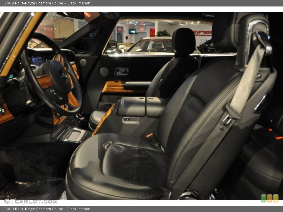 Black Interior Photo for the 2009 Rolls-Royce Phantom Coupe #50911027