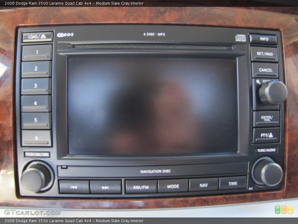 Medium Slate Gray Interior Controls for the 2008 Dodge Ram 3500 Laramie Quad Cab 4x4 #50911480