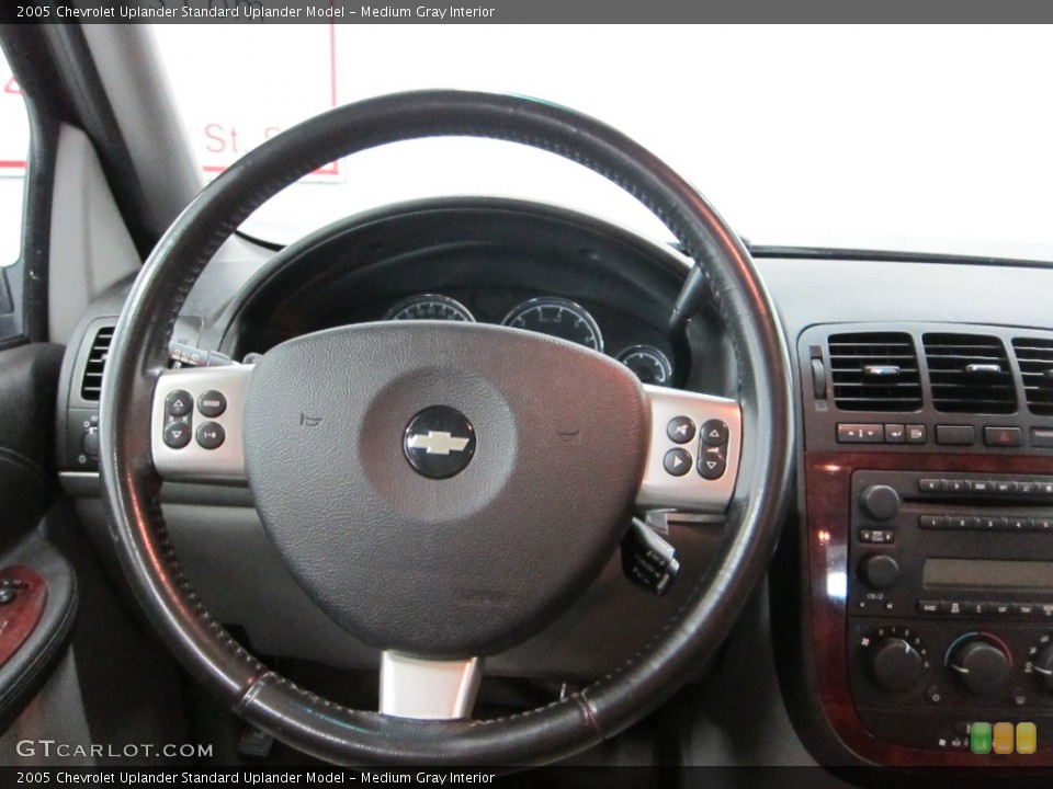 Medium Gray Interior Steering Wheel for the 2005 Chevrolet Uplander  #50914128