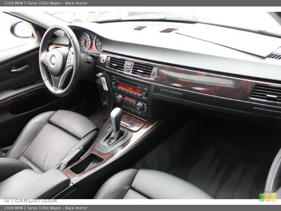 Black Interior Dashboard for the 2008 BMW 3 Series 328xi Wagon #50914965