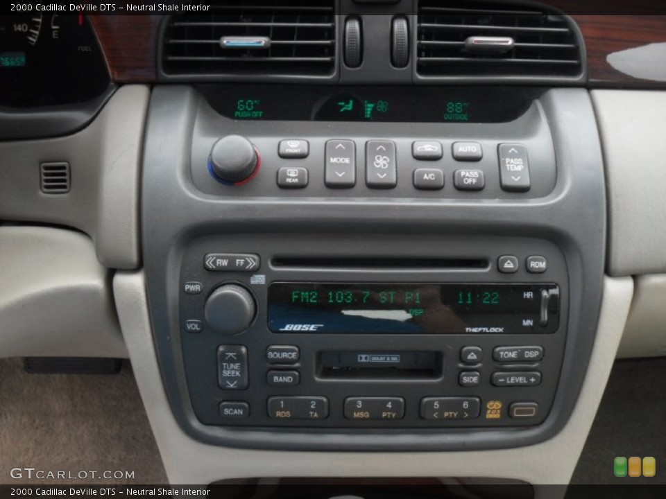 Neutral Shale Interior Controls for the 2000 Cadillac DeVille DTS #50915310