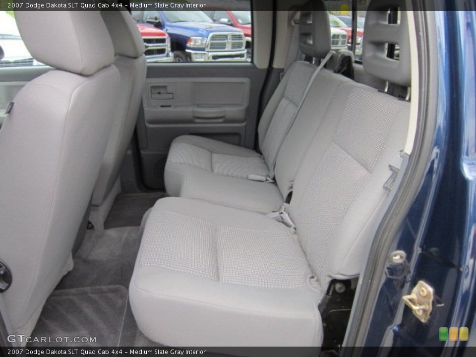 Medium Slate Gray Interior Photo for the 2007 Dodge Dakota SLT Quad Cab 4x4 #50919060
