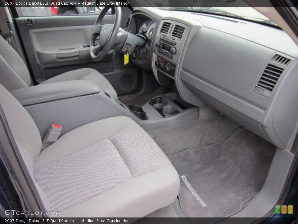 Medium Slate Gray Interior Photo for the 2007 Dodge Dakota SLT Quad Cab 4x4 #50919168