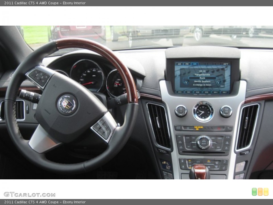 Ebony Interior Dashboard for the 2011 Cadillac CTS 4 AWD Coupe #50919396