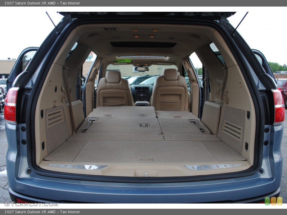 Tan Interior Trunk for the 2007 Saturn Outlook XR AWD #50920623