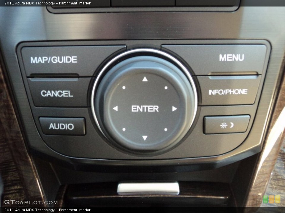 Parchment Interior Controls for the 2011 Acura MDX Technology #50922090