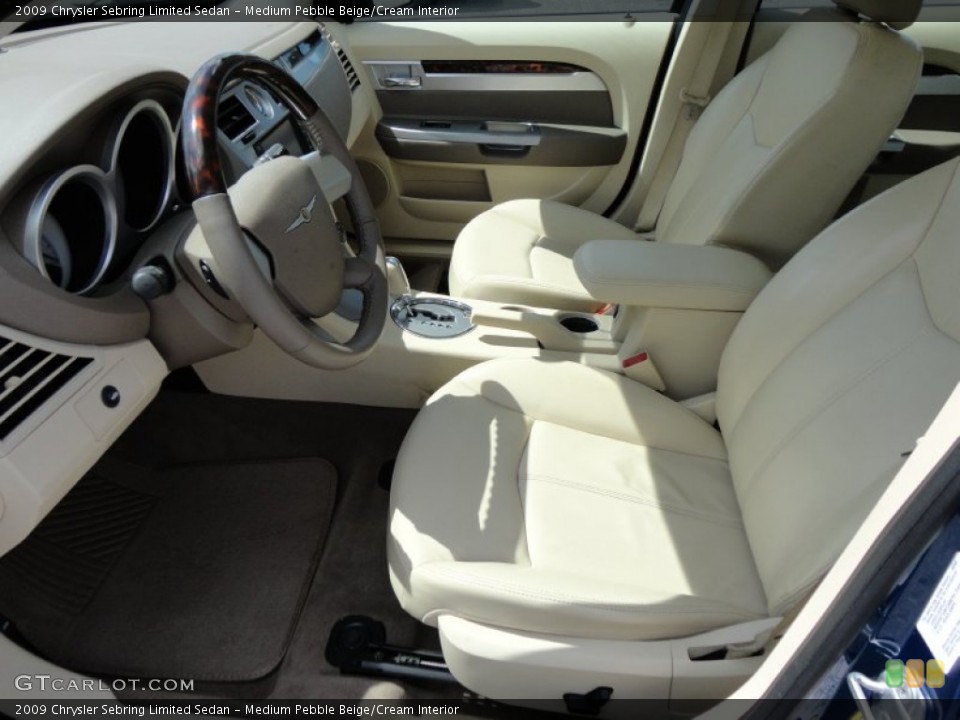 Medium Pebble Beige/Cream Interior Photo for the 2009 Chrysler Sebring Limited Sedan #50922504