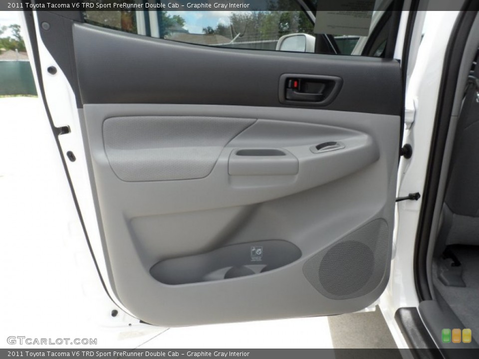 Graphite Gray Interior Door Panel for the 2011 Toyota Tacoma V6 TRD Sport PreRunner Double Cab #50923281