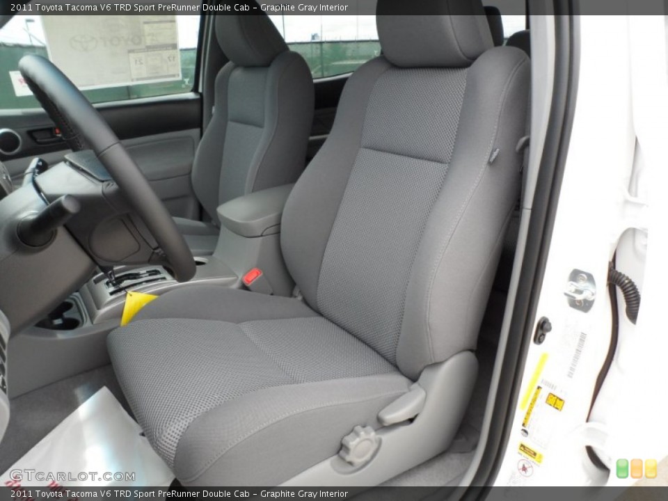 Graphite Gray Interior Photo for the 2011 Toyota Tacoma V6 TRD Sport PreRunner Double Cab #50923323