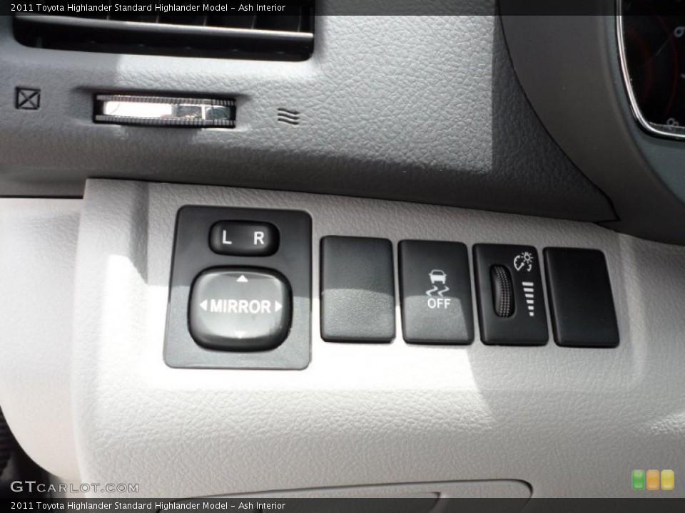 Ash Interior Controls for the 2011 Toyota Highlander  #50924025