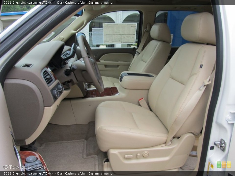 Dark Cashmere/Light Cashmere Interior Photo for the 2011 Chevrolet Avalanche LTZ 4x4 #50924256