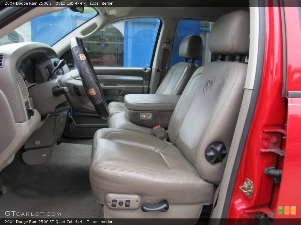 Taupe Interior Photo for the 2004 Dodge Ram 2500 ST Quad Cab 4x4 #50925144