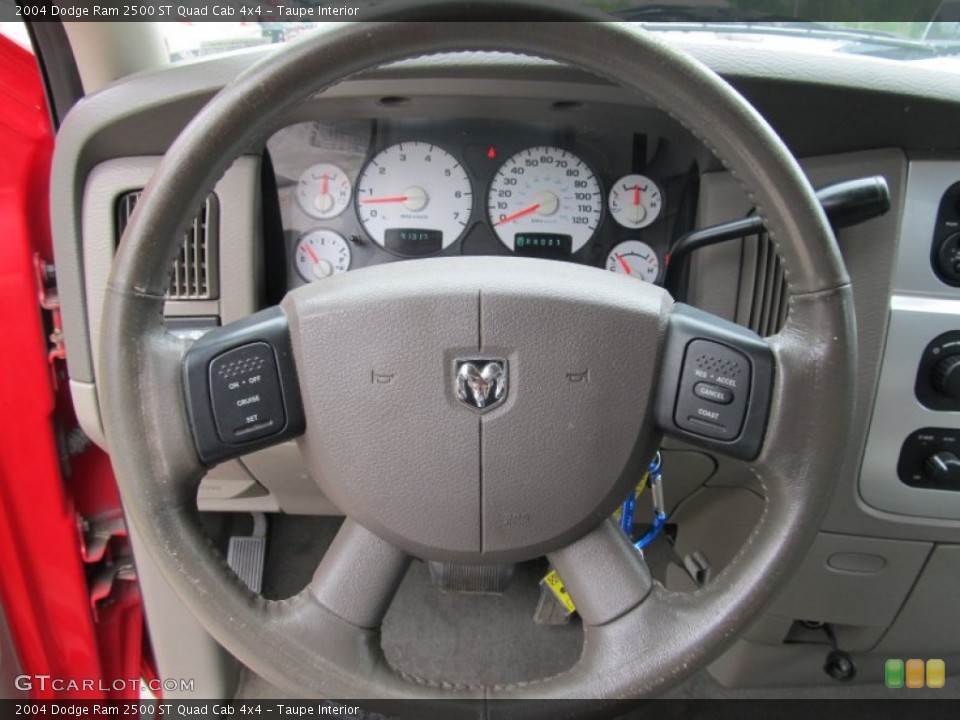 Taupe Interior Steering Wheel for the 2004 Dodge Ram 2500 ST Quad Cab 4x4 #50925174