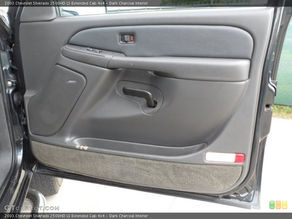 Dark Charcoal Interior Door Panel for the 2003 Chevrolet Silverado 2500HD LS Extended Cab 4x4 #50927325