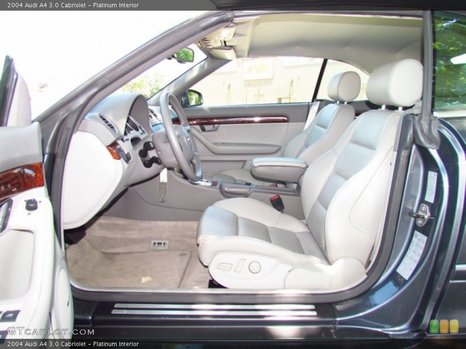 Platinum Interior Photo for the 2004 Audi A4 3.0 Cabriolet #50927982