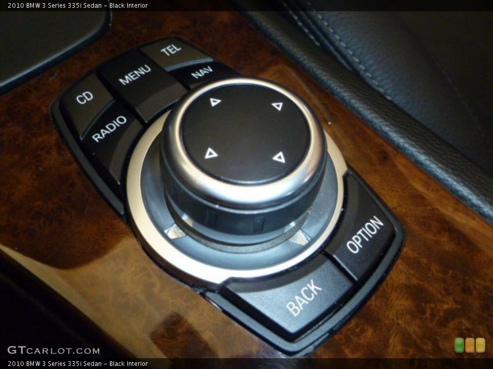 Black Interior Controls for the 2010 BMW 3 Series 335i Sedan #50929101