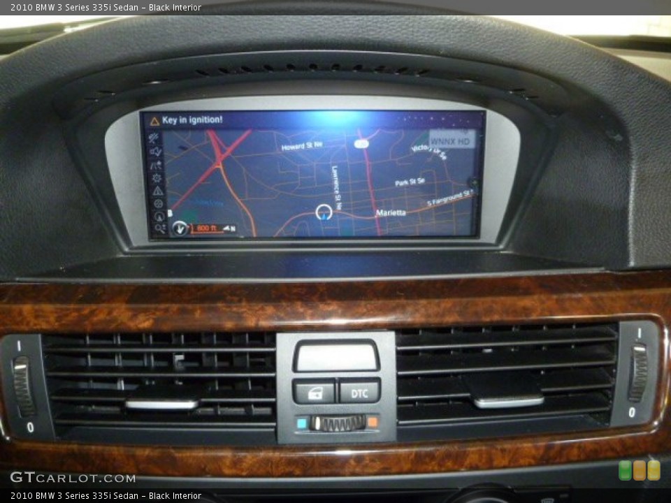 Black Interior Navigation for the 2010 BMW 3 Series 335i Sedan #50929131