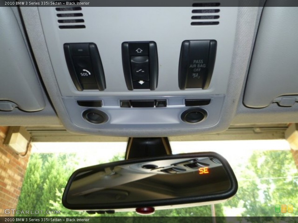 Black Interior Controls for the 2010 BMW 3 Series 335i Sedan #50929161
