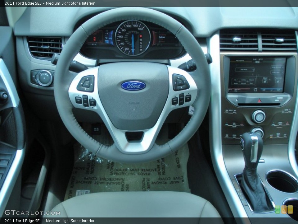 Medium Light Stone Interior Dashboard for the 2011 Ford Edge SEL #50930424