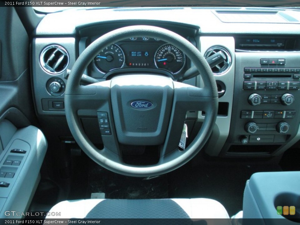 Steel Gray Interior Dashboard for the 2011 Ford F150 XLT SuperCrew #50930796
