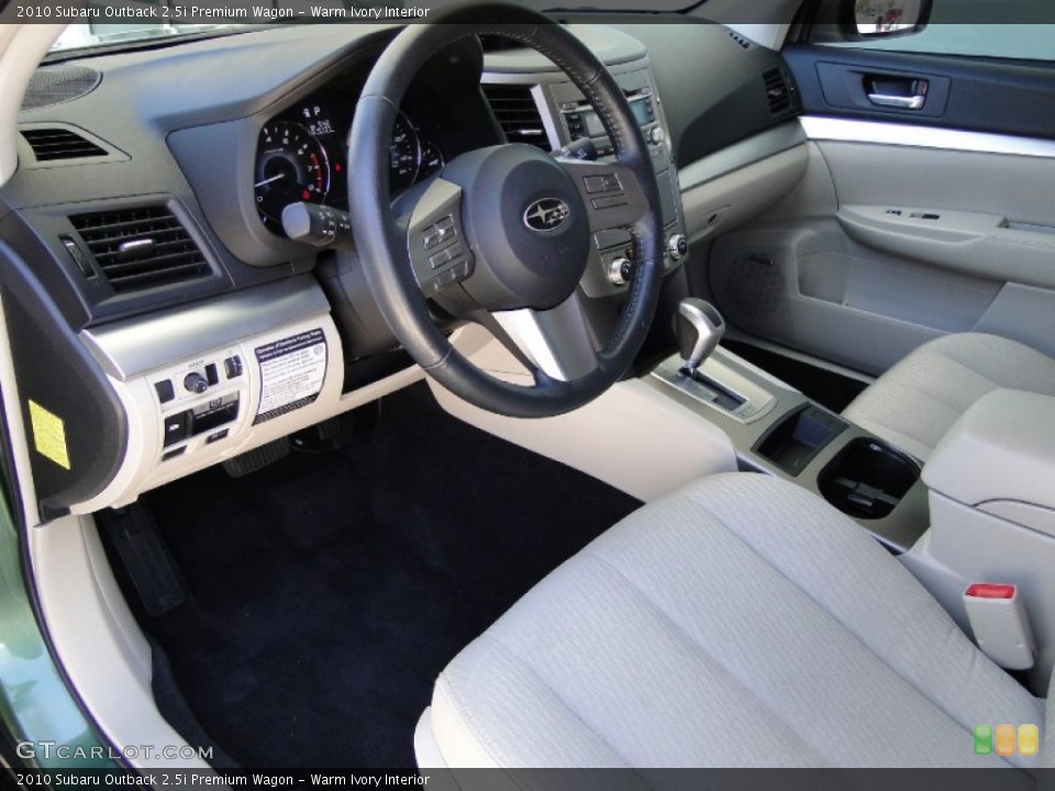 Warm Ivory Interior Photo for the 2010 Subaru Outback 2.5i Premium Wagon #50932233