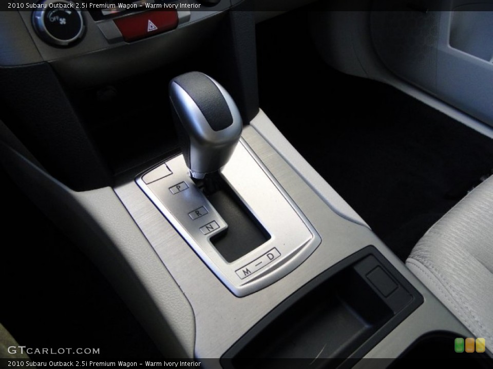Warm Ivory Interior Transmission for the 2010 Subaru Outback 2.5i Premium Wagon #50932398