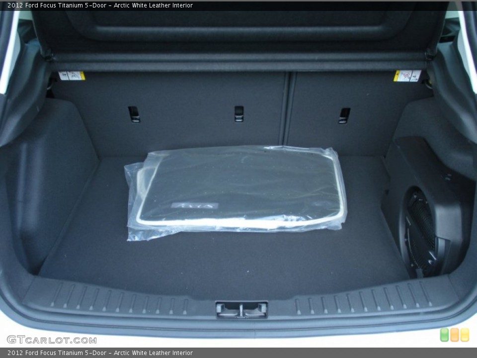 Arctic White Leather Interior Trunk for the 2012 Ford Focus Titanium 5-Door #50933223