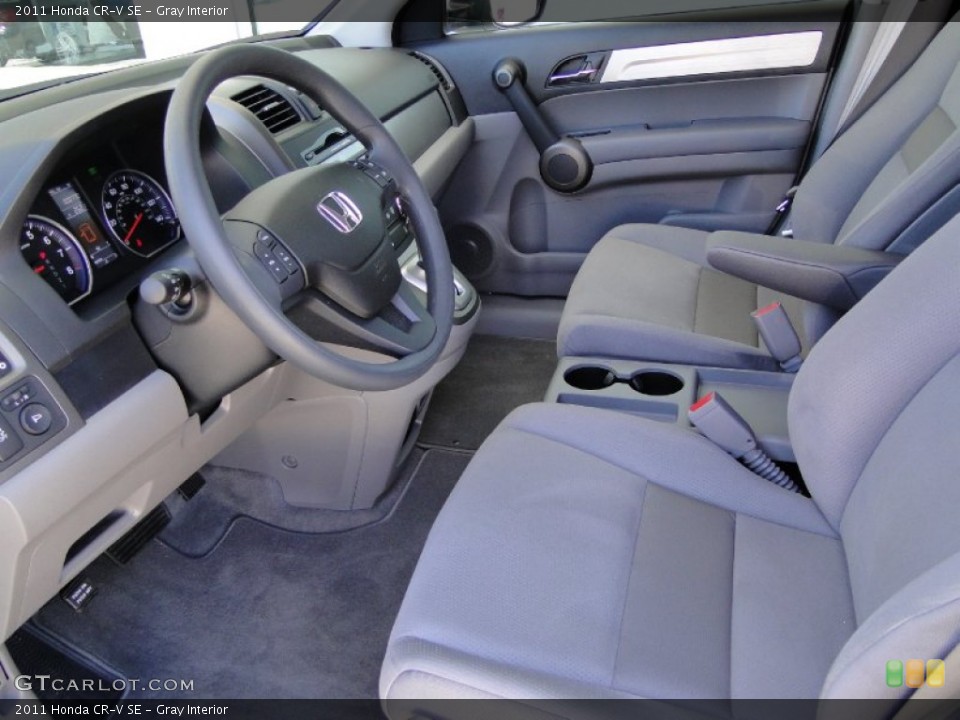 Gray Interior Photo for the 2011 Honda CR-V SE #50933442