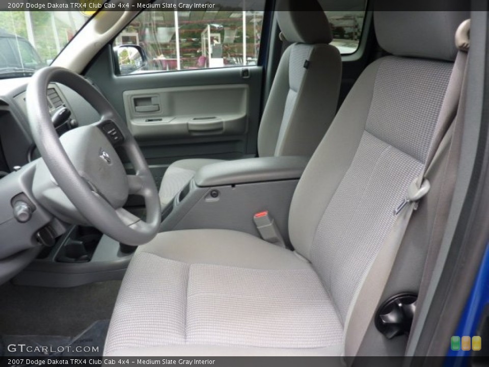Medium Slate Gray Interior Photo for the 2007 Dodge Dakota TRX4 Club Cab 4x4 #50933493