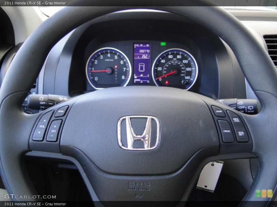 Gray Interior Steering Wheel for the 2011 Honda CR-V SE #50933505