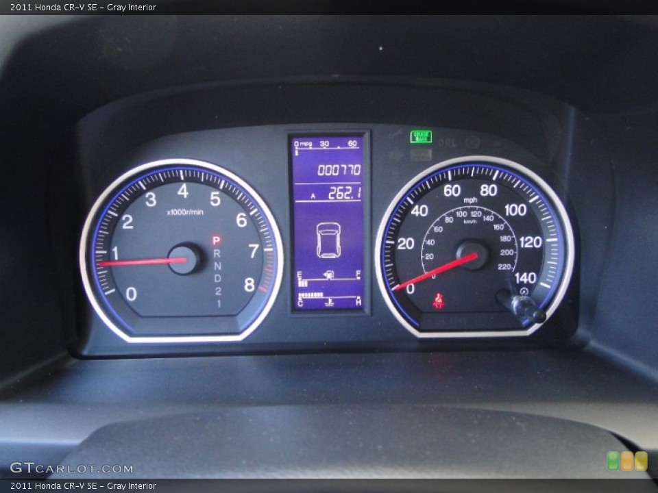 Gray Interior Gauges for the 2011 Honda CR-V SE #50933523